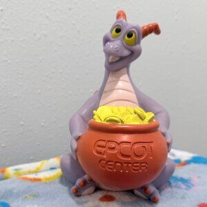 Disney World Epcot Figment Dragon Bank VINTAGE (free shipping)